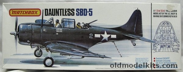 Matchbox 1/32 Douglas SBD-5 Dauntless - US Marines VMSB-231 1944 / A-24B French Air Force 1944 / Royal New Zealand Air Force 25 DBS 1944, PK-503 plastic model kit